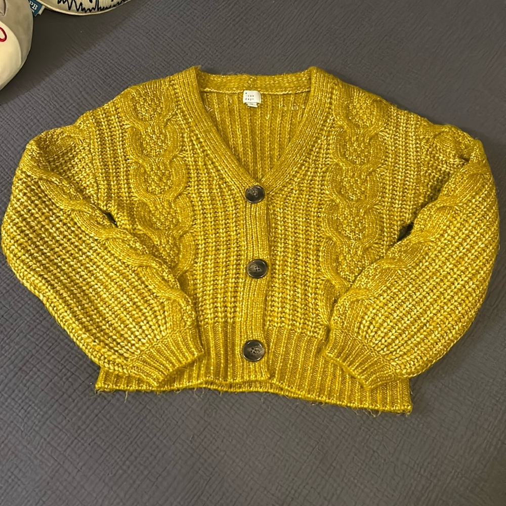 a new day cable knit cardigan sweater
